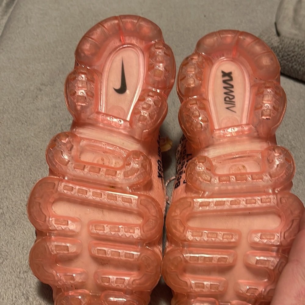 Kids Pink Nike Air Vapromax Flyknit  OFF-WHITE X - Picture 2 of 4